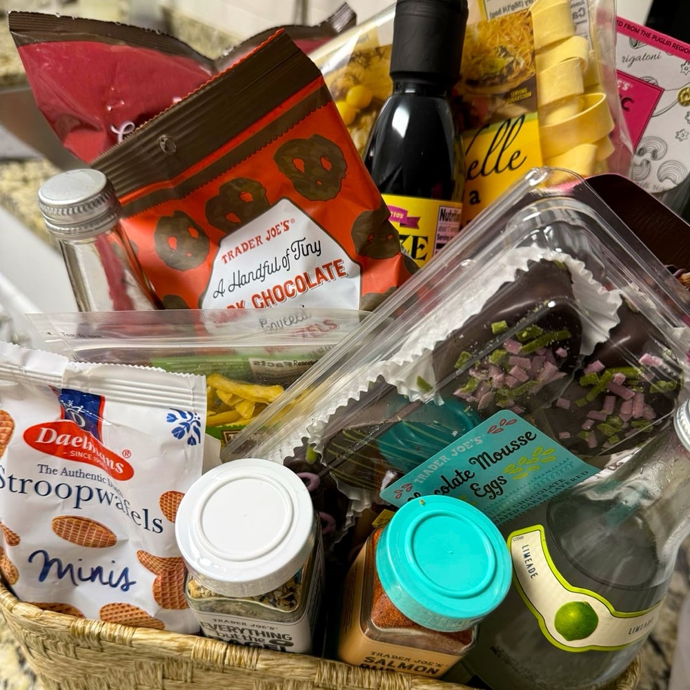 Fun mix of Trader Joe’s goodies. Baking & cooking essentials
